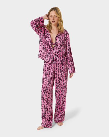 VINTATRE Womens Pajama Sets Long Sleeve Sleepwear Nightwear Soft